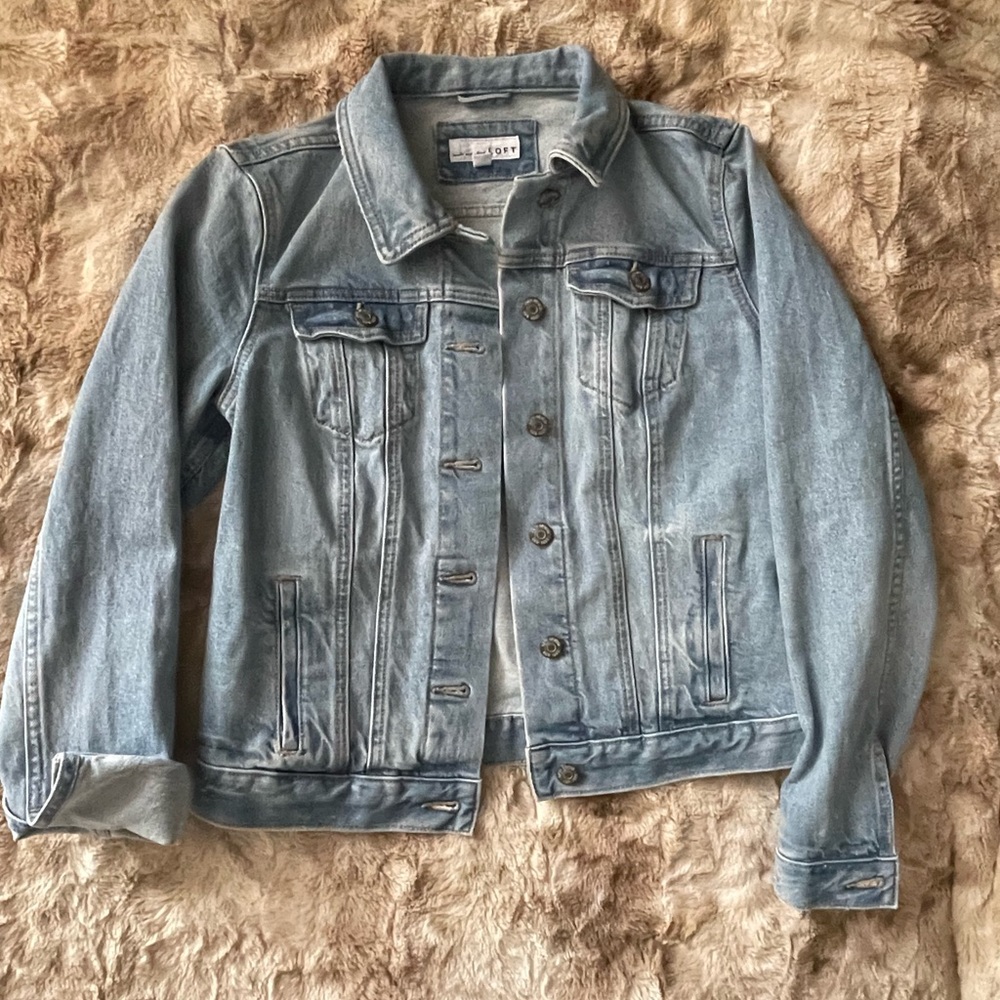 Ann Taylor LOFT Jean Jacket XXS